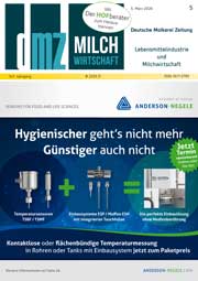 Artikel Fachzeitschrift DMZ: Nachhaltige Lebensmittelsicherheit in der Käseherstellung