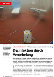 Artikel Fachzeitschrift Fisch Magazin: Natürliche Sicherheit vor Listerien & Co. in der Fisch- und Feinkostherstellung